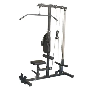 Home Gym Workout Adjustable Low Row Pulley Exercise Equipment Lat Pull Down Cable Machine for Strength Training