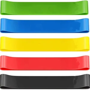Home Gym and Yoga Mini Resistance Exercise Bands Elastic Band Loop Tension Straps and Yoga Ropes
