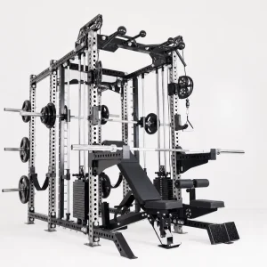 Home Multi-Function Strength Training Machine with Weight Stack and Smith Machine