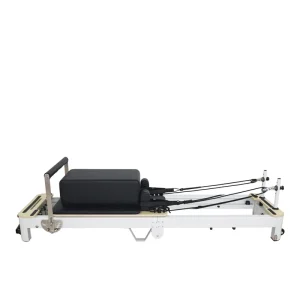 Home Pilates Equipment W40 Aluminum Foldable White Reformer