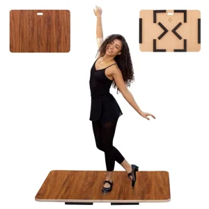 Home Studio Cushioned Portable Tap Dance Floor Mat Percussive Practice Board