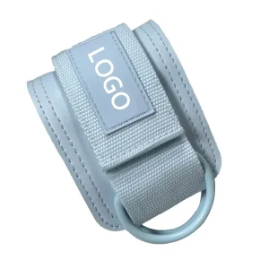 Home Ultra-Fine Fiber Gym Ankle Strap Neoprene Cowhide Fitness Accessory for Cable Machine Protection