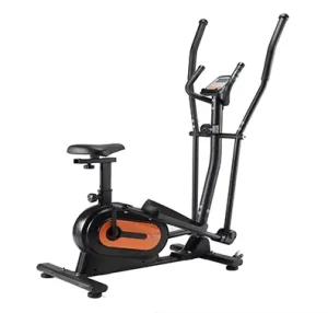 Home Use Compact Elliptical Exercise Bike LCD Display Cardio Training Resistance Equipment
