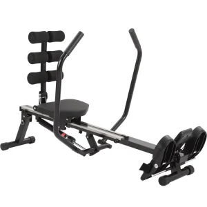 Home Use Hydraulic Rowing Machine Space-Saving Indoor Rower Fitness Equipment for Weight Loss and Strength Training