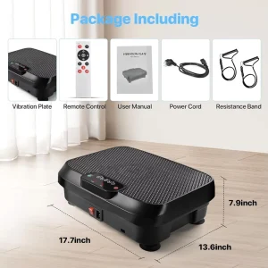 Home Use Vibration Plate Exercise Machine and Whole Body Vibration Fitness Platform