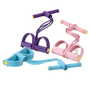 Home Use Yoga Tension Rope 6 Tube Pedal Ankle Abdominal Exerciser Fitness Elastic Sport Training Equipment Sit up Pull Body