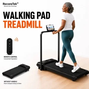Home Walking Pad Treadmill, Walking Exercise Machine, Cardio Fitness Equipment