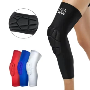 Honeycomb Spandex Basketball Knee Sleeve Breathable Compression Anti-Collision