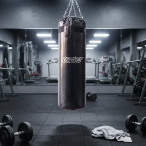 Hook-Mounted Boxing and Taekwondo Sandbag, Empty
