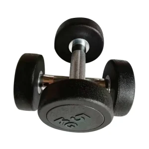 Hot Selling Fitness Round Dumbbell Gym Equipment Dumbbell Weights Commercial Free Weights Set for Muscle Training