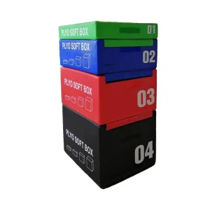 Hot Selling Gym Training 4-in-1 Soft Adjustable-Height Plyometric Jump Box Factory Direct Sales