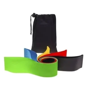 Hot Selling Non Slip Home Gym Elastic Resistance Bands TPE Sports Fitness Rubber Bands Customizable Exercise Accessories Set