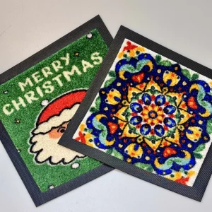 Household Entrance Doormat Nylon Tufted Non-Slip Rubber Backing Machine-Made Washable Stain-Resistant Customized Design