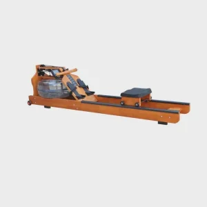 Household Hardwood Water Rowing Machine Ash Wood Water Rower Space Saving Indoor Full Body Cardio Rowing Machine