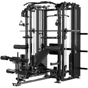 Household Multifunctional Strength Training Station Smith Machine with Gantry and Leg Fitness Equipment