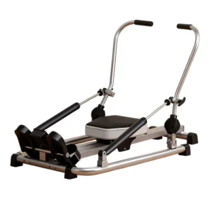 Hydraulic Indoor Rowing Machine with Wind Resistance Eco Friendly Durable Home Fitness Equipment PVC Material 120kg Capacity