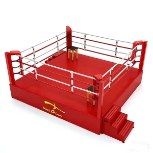 Hydraulic Liftable Height-Adjustable Boxing Ring with Steel Structure for Competition