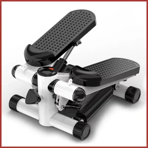 Hydraulic Resistance Indoor Mini Silent Stepper Compact Mini Stair Step Machine for Low Impact Home Cardio Workouts