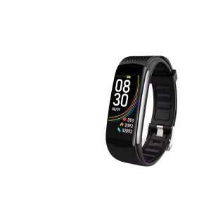 IP68 Waterproof Android Sports Pedometer Bracelet IPS Thermometer Blood Oxygen Heart Rate Call Reminder Sedentary Sleep Tracker
