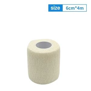 ISO Certified Cohesive Bandage Self-Adhesive Breathable 2.5cm Width 4m Length Unisex Sports Medical
