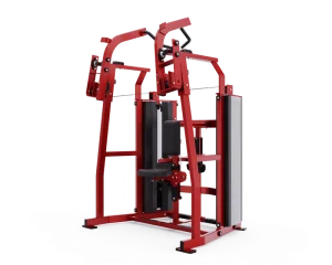 ISO Lateral Front Lat Pulldown Machine Pin Loaded Commercial Gym Equipment for Back Muscle Training
