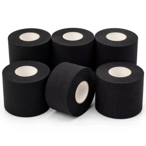 Ice Hockey Stick Grip Tape 25mm x 25m No Residue White Cotton Cloth Rubber Waterproof Athletic Tape