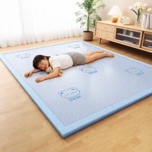 Ice Rattan Thick Padded Cooling Tatami Sleeping Mat, Breathable, Non-Slip