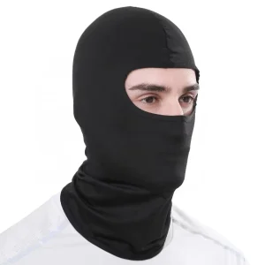 Ice Silk Mesh Fabric Full-Face Helmet Mask, Moisture Absorption, Sunscreen, Breathable, for Motorcycle Riding