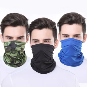 Ice Silk Outdoor Cycling Face Covering Headscarf Windproof Scarf