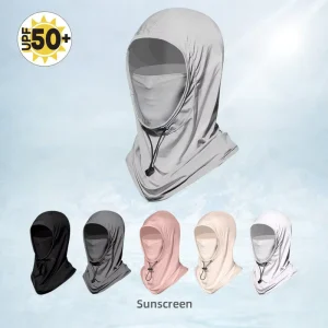 Ice Silk UV Protection Custom Neck Gaiter for Sports and Cycling, Elastic Unisex Set