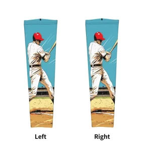 Ice Sleeve Pattern Baseball Sun Protection 3D Printed Men’s Arm Sleeves Quick-Drying