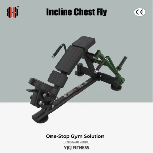 Incline Chest Fly with Independent Lever Arms Multi-Pad Support and Separate Handles