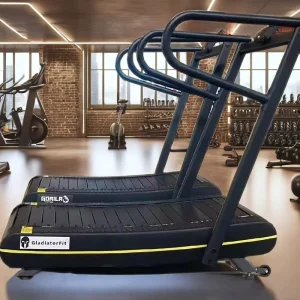 Indoor Aerobic Exercise Fitness Equipment Gym Machine Design Self Generated Curved Treadmill