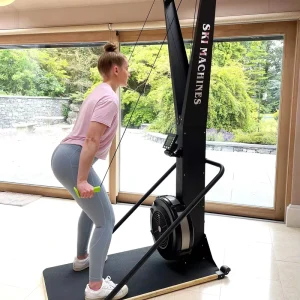Indoor Aerobic Wind Resistance Strength Training Air Ski Erg Simulator Machine