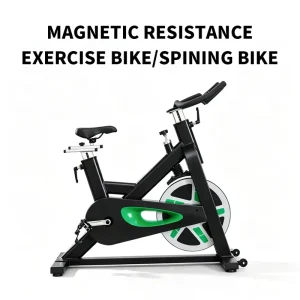 Indoor Air Bike Magnetic for Exercise Bike 18Kg Flywheel Belt Drive Magnetic Brake Home Gym Cardio Fitness Training Machine