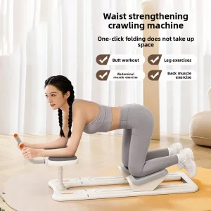 Indoor Home Climbing Machine, ABS/PP, Spinal and Lumbar Support, Core Rehabilitation Stretching Trainer