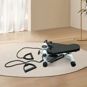 Indoor Mini Stair Stepper with Swing, Twist, and Rope