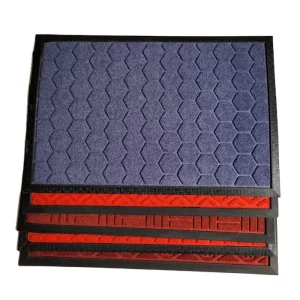 Indoor Outdoor Non-Slip Entrance Door Mat Washable Welcome Carpet with Rubber Backing for Home Floors