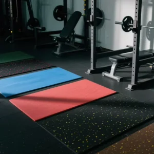 Indoor Rubber Gym Floor Tiles for Exercise Use
