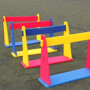 Indoor and Outdoor Kids Foam Hurdles Set for School Track and Field Training