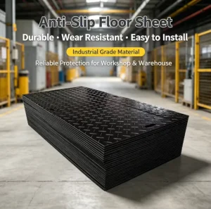 Industrial Anti-Slip Floor Mat Durable Wear Resistant PVC Flooring Sheet Easy Install Workshop Warehouse Safety Mat
