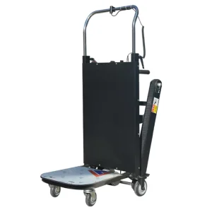 Industrial Electric Stair Climber Trolley, Platform Frame, Two-Wheel, Stainless Steel