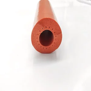Industrial High-Temperature Hollow Flexible Silicone Foam Tube and Hose, Dustproof, Insectproof, Soundproof