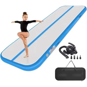 Inflatable Air Track Tumbling Mat with Round Air Spot for Artistic and Rhythmic Gymnastics