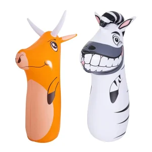 Inflatable Animal 3D Bop Bag Blow up Eco Friendly Kids Punching Bag