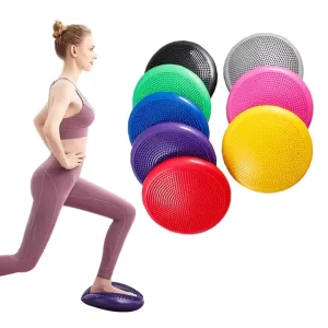 Inflatable Anti Burst Thick PVC Wobble Cushion Balance Training Disc Yoga Balance Pad