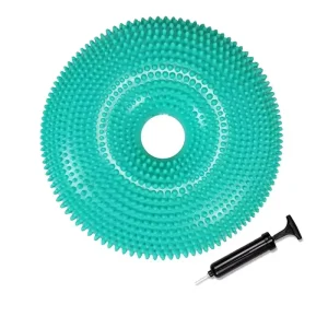 Inflatable Balance Disc Stability Wobble Cushion with Pump Anti-Slip