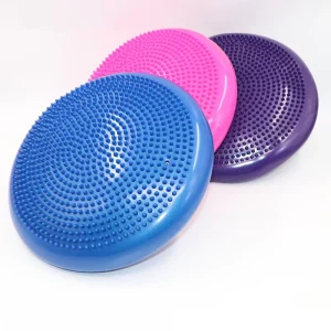 Inflatable Home Yoga Stability Training Balance Disc Air Wobble Cushion Yoga Core Balance Pad