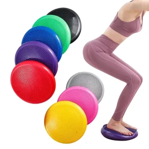 Inflatable Massage Yoga Disc Stability Wobble Cushion Balance Pad for Indoor Exercise