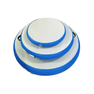Inflatable Round Gymnastics Air Mat for Gym Clubs and Cheerleading